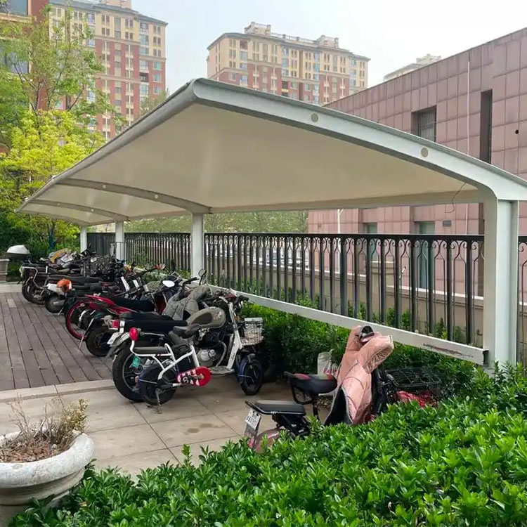 乐至县膜结构电动车棚